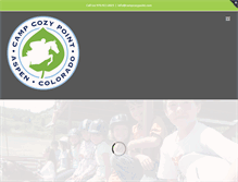 Tablet Screenshot of campcozypoint.com